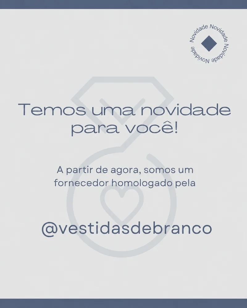 Anúncio: De La Flor agora é fornecedor homologado pela Vestidas de Branco