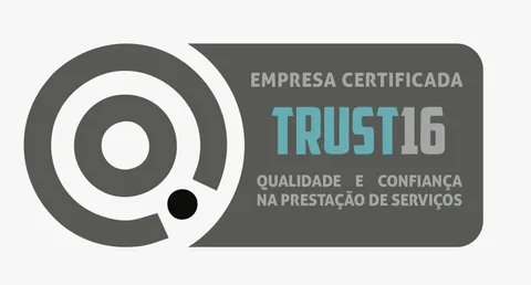 Selo TRUST16 - Empresa certificada, qualidade e confiança na prestação de serviços